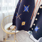 Knitted cardigan coat lazy style coat  5077