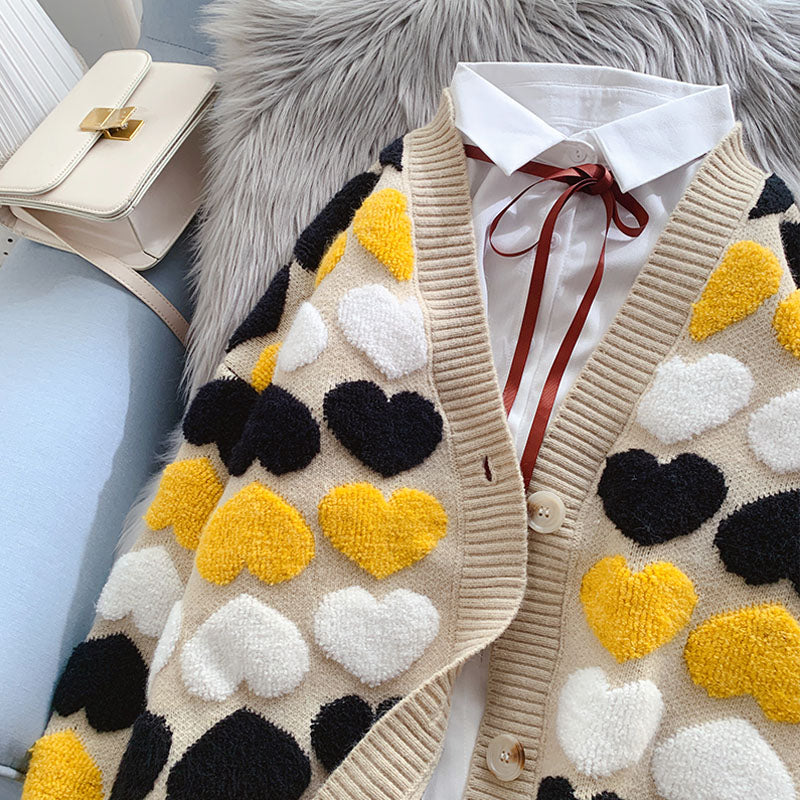 Love aging cardigan sweater sweater sweater coat  5102