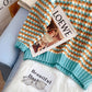 Lazy wind coarse wool sweater outer coat  5098