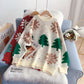 Lazy wind Korean foreign style sweater top  5048