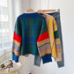 Japanische Antik-Pullover-Strickjacke 5017