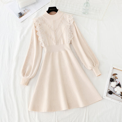French Cut Taille dünnes Vintage Hepburn Kleid 4778