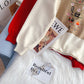 Red Christmas Sweater female Pullover  5009