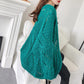 Korean loose hollow out sweater coat 4909
