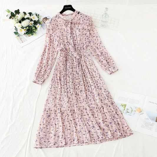 Der neue feenhafte, schlanke und sanft windgefaltete Chiffon-Blumenrock 4728 für Frauen