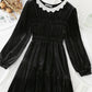 High waist velvet dress with coat  4785