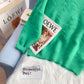 Pink soft sweater lazy sweater  5040