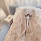Vintage Twist Pullover Mantel Strickjacke 5061