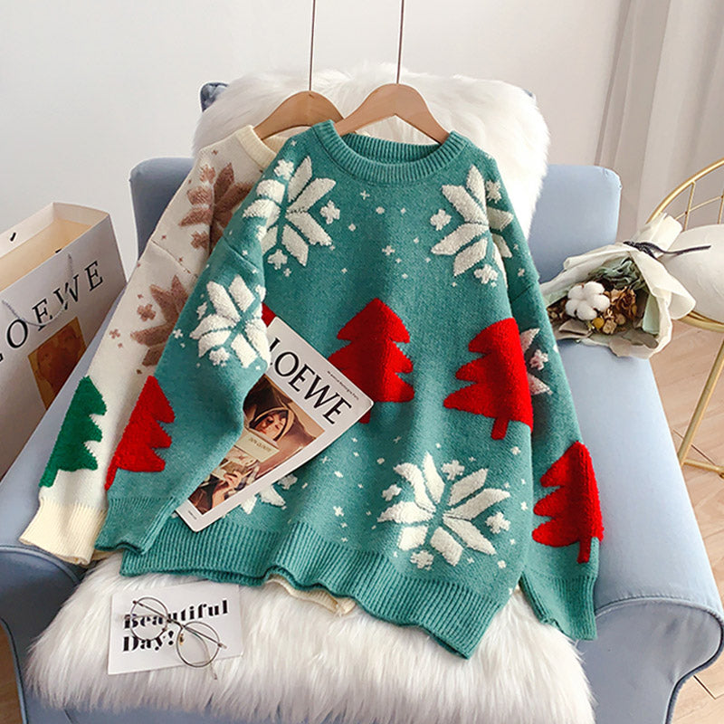 Lazy wind Korean foreign style sweater top  5048