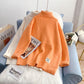 Pull col roulé couleur bonbon pull pull top 5058