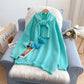 Hooded shawl sweater new sweater  5059