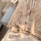 Vintage Twist Pullover Mantel Strickjacke 5061