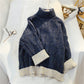 Twist Stehkragen-Pullover weiblich Retro-japanisch faul 4910