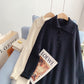 Loose, slim, lazy, wind backed wool dress  5011