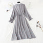Korean cut waist lace up Floral Dress  4824