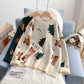 Weihnachtsroter Pullover Damen Pullover ausländischer Stil fauler Wind Pullover 4946