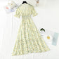 French gentle wind first love sweet floral skirt  4879