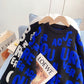 Letter Pullover Sweater foreign style sweater  4989