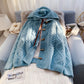 Ox horn button hooded twist sweater coat  4990
