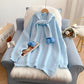 Hooded shawl sweater new sweater  5059