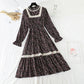 Versatile slim Floral Dress  4563