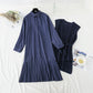 The new knitted sweater long skirt two-piece set is thin and tall  4762