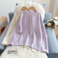 Twist sweater new fashion foreign style knitted bottomed shirt  4996