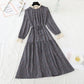 The new waist is slim, long skirt temperament is bottomed skirt  4727