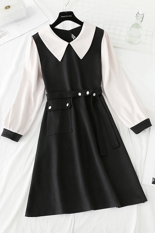 Das koreanische Kleid mit Reversboden ist modisch und schlank 4793