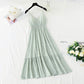 Suspender dress new sweet floral skirt French Retro  4857