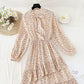 New irregular pleated Ruffle French Vintage chiffon long skirt  4823