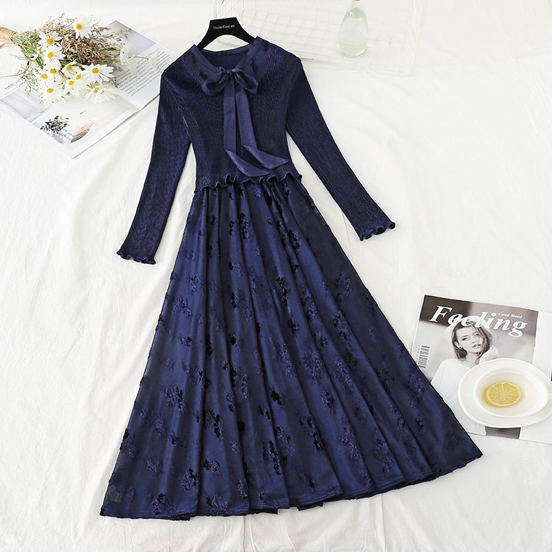 New light luxury celebrity super slim design high-end knee length skirt  4774