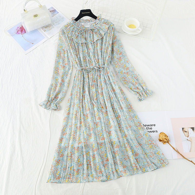 The new fairy super xiansen series has a slim waist and chiffon skirt  4706