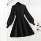 French Cut Taille dünnes Vintage Hepburn Kleid 4778