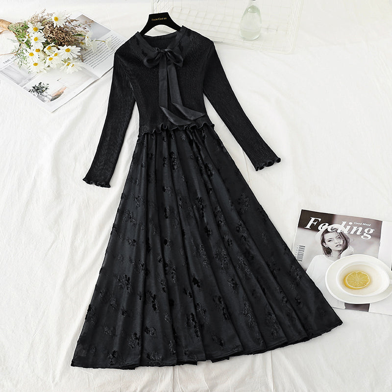 New light luxury celebrity super slim design high-end knee length skirt  4774