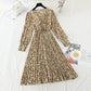 Neu Teepause Feenrock Retro Minderheit Chiffon Kleid 4826