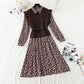 Vintage floral dress new suit  4770