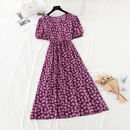 Neuer lockerer und dünner Chiffon-Puppenrock mit Blasenärmeln Fairy Super Fairy Serie 4635