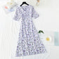 Französische Retro-Erste Liebe süßer Blumenrock Temperament kleiner Rock 4897