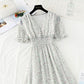 The new waist is slim and French Retro High skirt  4650