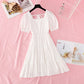 New French gentle wind sweet loose doll skirt fairy super fairy series  4633