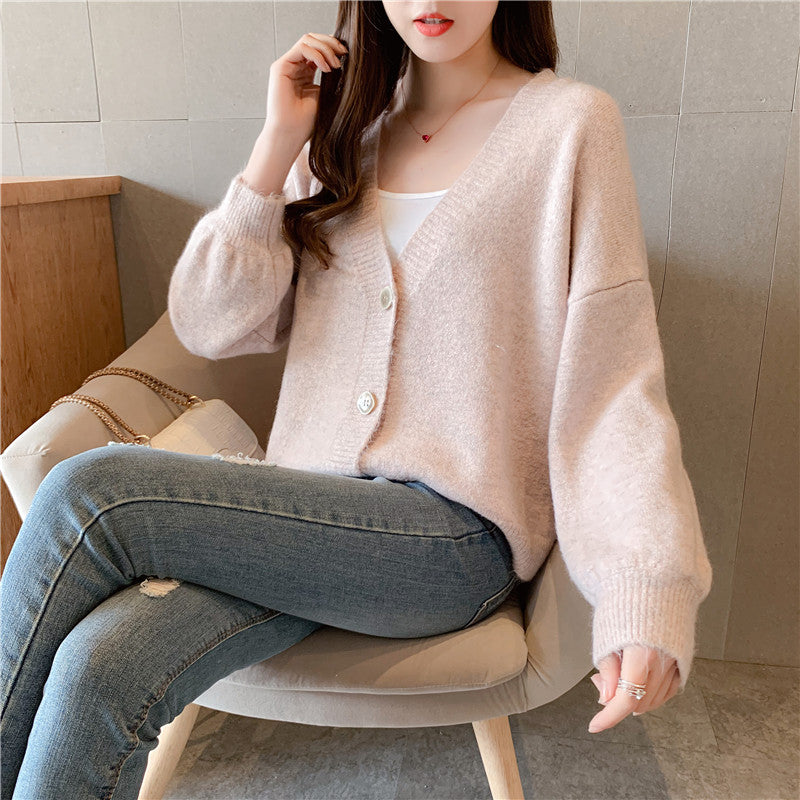 Lazy Wind kleine frisch gestrickte Strickjacke Foreign Coat 4914