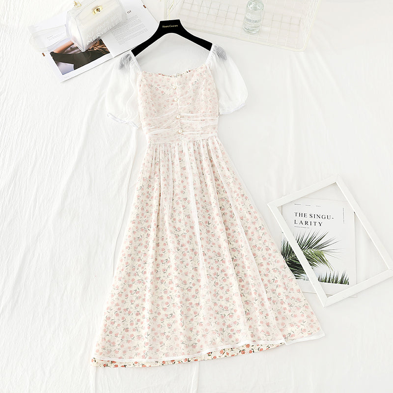 The new style of waist is thin. Hepburn can make salt and sweet skirts.  4631
