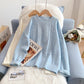 Japanese soft wind twist sweater female Pullover small man  4945