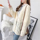 Korean loose hollow out sweater coat 4909