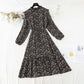 New women's lace up Ruffle Floral Dress  4822