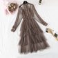 French Vintage Lace cake suspender fairy mesh dress  4371