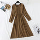 New style slim French retro dress  4551