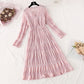 Fairy super xiansen French retro long skirt  4378
