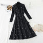 New dress autumn winter christmas fashion suit two-piece skirt  4567